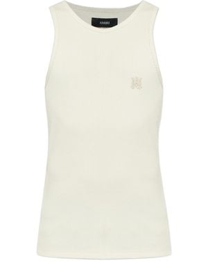 Amiri Sleeveless Tops - Natural