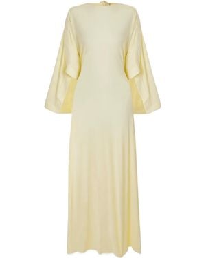 16Arlington Catius Open-Back Jersey Maxi Dress - Yellow