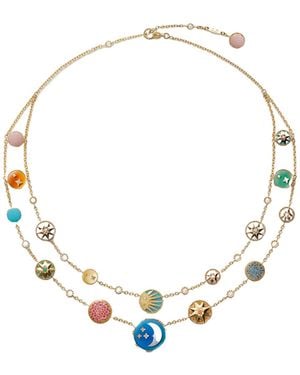 Dior Rose Céleste Necklace - Metallic
