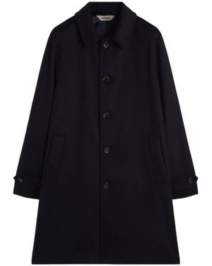 Aspesi Button-Fastening Coat - Blue