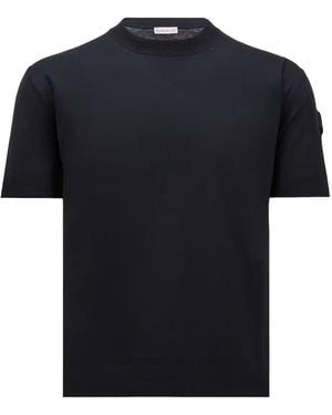 Moncler Silk Cotton T-Shirt - Black