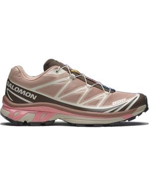 Salomon Lab Salomon Xt-6 Lace-Up Sneakers - Brown