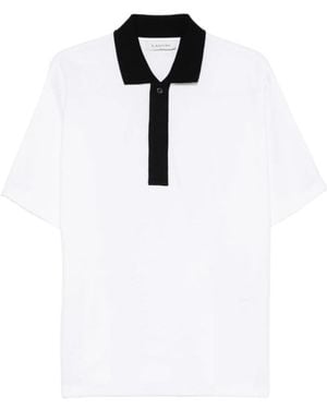 Lanvin Short-Sleeved Polo Shirt - White