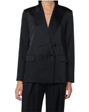 Jonathan Simkhai Double-Breasted Blazer - Black