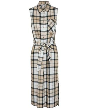 Barbour Agnes Midi Dress - White