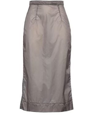 Maison Margiela Solidcolor Flared Skirt - Grey