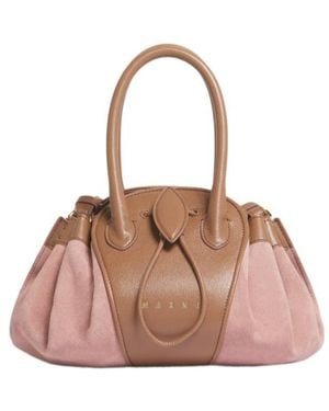 Marni Small Tulipea Shoulder Bag - Pink