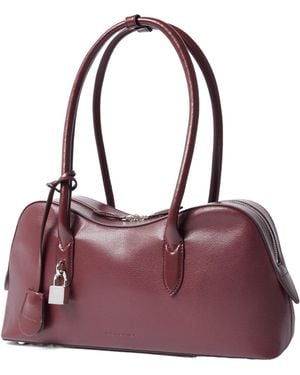 Stella McCartney Stella Ryder Lock Plaque Shoulder Bag - Purple