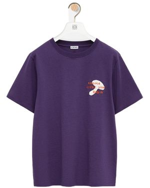 Loewe Cosima Von Bonin Regular T-Shirt - Purple
