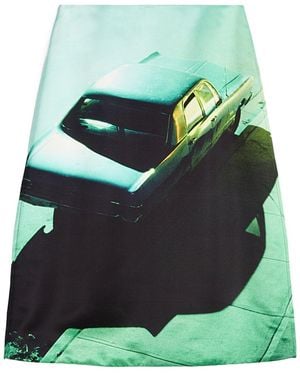 Jil Sander Printed Skirt - Green