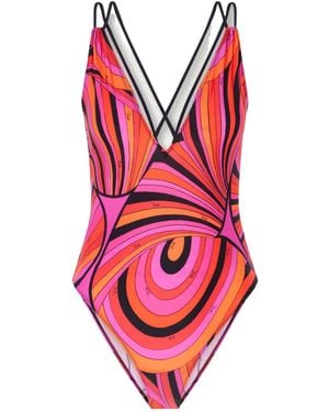 PUCCI Printed Swimsuit - Red
