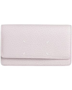 Maison Margiela Compact Solid-Color Clutch - Pink