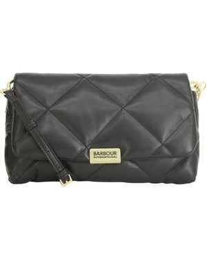 Barbour Solid Color Shoulder Bag - Gray