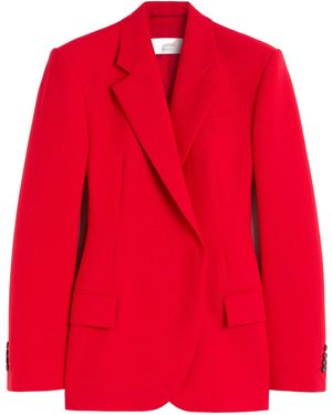 Sportmax Buttoned Double-Breasted Blazer - Red