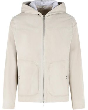 Eleventy Long-Sleeved Casual Jacket - White