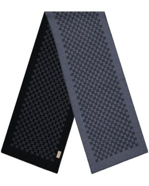 Gucci Jacquard Scarf - Blue
