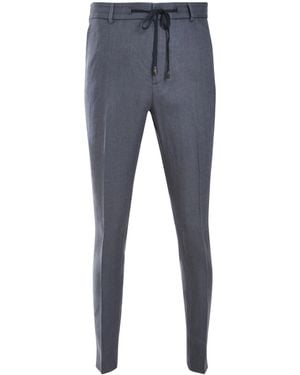 Peserico Tapered Trousers - Blue