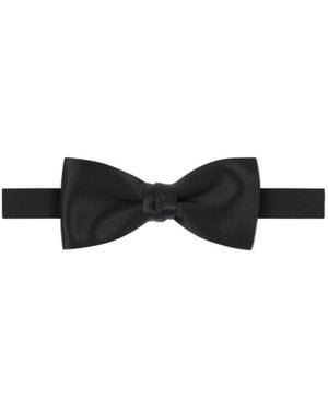 Gucci Satin Bow Tie - White