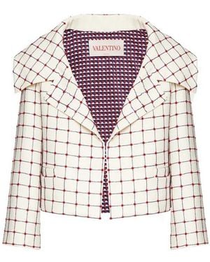 Valentino Geometric Bead Casual Jacket - Multicolour