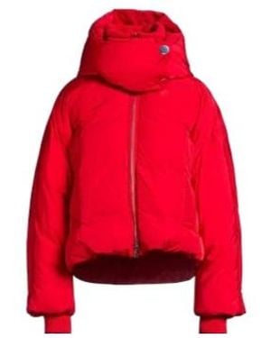 Sportmax Plain Color Puffers - Red