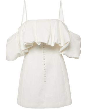 Jonathan Simkhai Suspender Dress - White