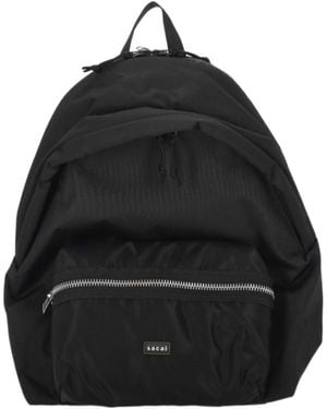 Sacai Zippered Backpack - Black