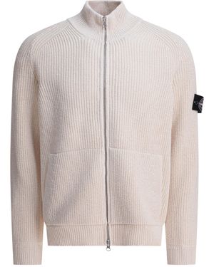 Stone Island Long-Sleeved Knitted Cardigan - Multicolor
