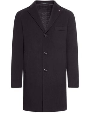 Tagliatore Long-Sleeved Coat - Blue