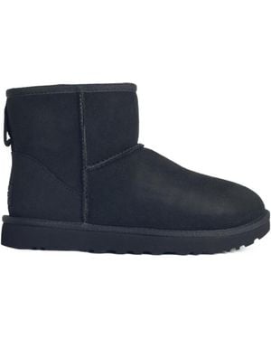UGG Classic Mini Ii Suede Ankle Boots - Blue
