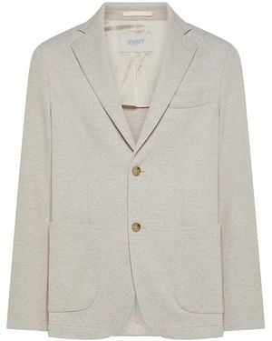 Seventy Buttoned Blazer - Grey