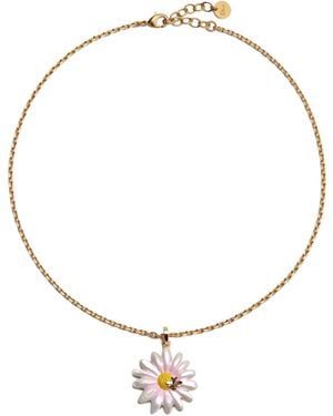 Dior Daisy Necklace - Metallic
