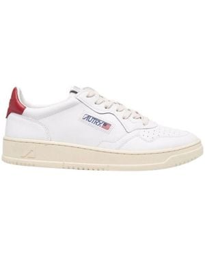 Autry Medalist Lace-Up Trainers - White