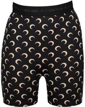 Marine Serre Cyclist Trousers - Black