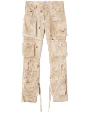 The Attico Beige Cotton Jeans - Natural