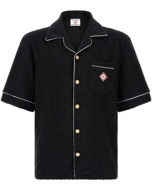 CASABLANCA Short-Sleeved Shirt - Black