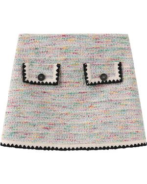Marissa Chiara A-Line Skirt - Gray