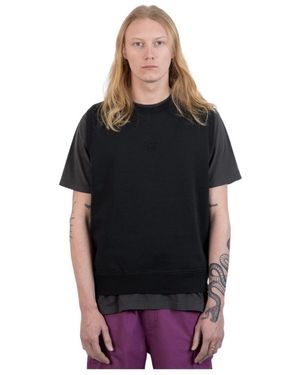 Stussy T-Shirt With Round Neck And Short Sleeves - Black