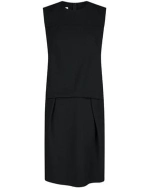 Dries Van Noten Round-Neck Dress - Black