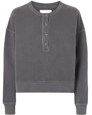 Citizens of Humanity Cotton-Blend Fleece Sweatshirt - Grey