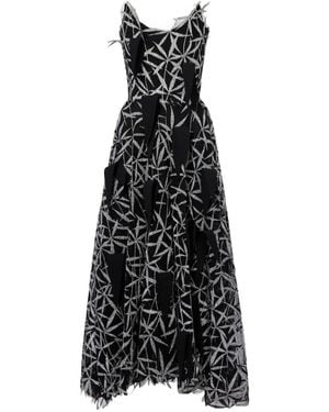 Maticevski Axis Embellished Gown - Black