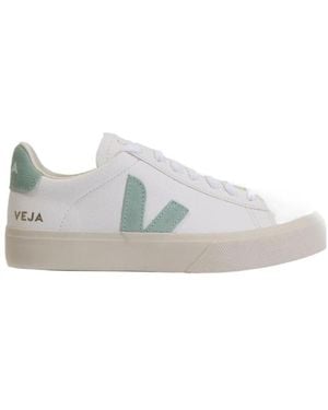 Veja Campo Lace-Up Trainers - White