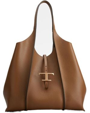 Tod's Double-Handled Handbag - Brown