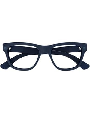 Gucci Eyewear Rectangular Glasses And Frames - Blue