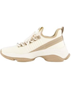 Steve Madden Round Toe Sneakers - Natural