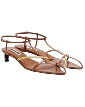 Jil Sander Leather Sandals - Pink