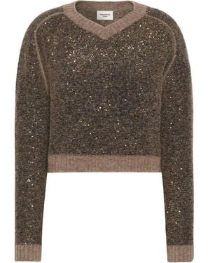 Weekend by Maxmara Wkicapo Sequin Knitted Sweater - Green