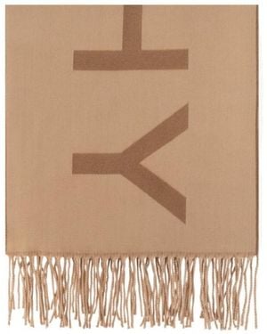 Givenchy Logo Scarf - Natural
