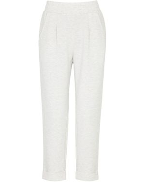 Varley The Rolled Stretch-Jersey Joggers - White