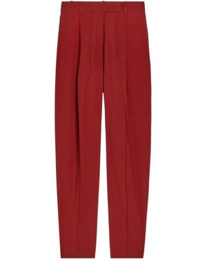 Rohe Woollen Trousers - Red