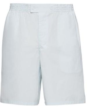 Prada Elasticated Waistband Shorts - Blue